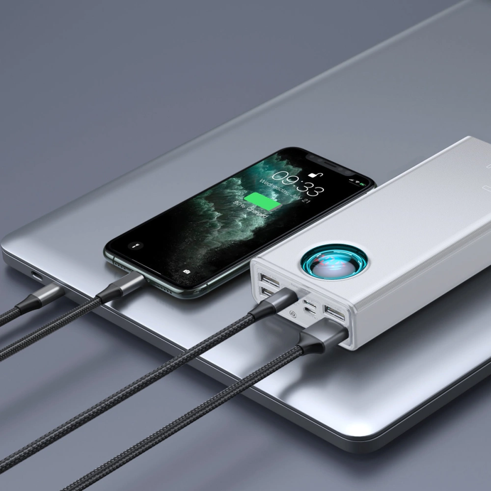 Wholesale Powerbank Baseus Amblight 65W 30000mAh Overseas Edition white - BSU3565 - {ean13} - Hurt