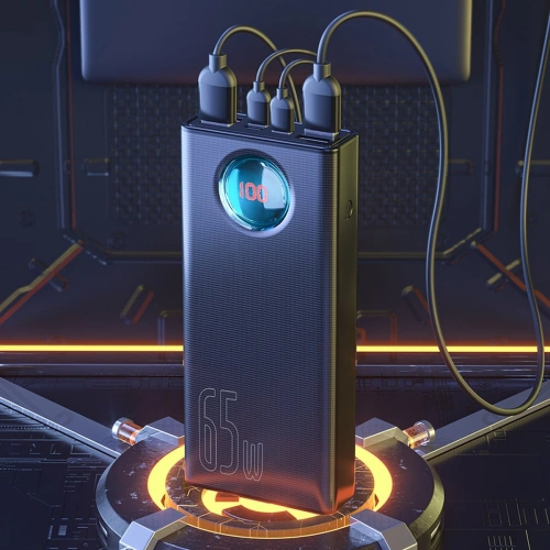 Powerbank Baseus Amblight 65W 30000mAh Overseas Edition biały