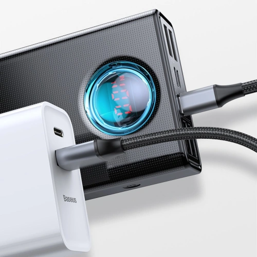 Powerbank Baseus Amblight 65W 30000mAh Overseas Edition biały