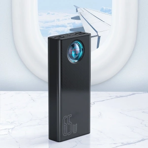 Powerbank Baseus Amblight 65W 30000mAh Overseas Edition biały