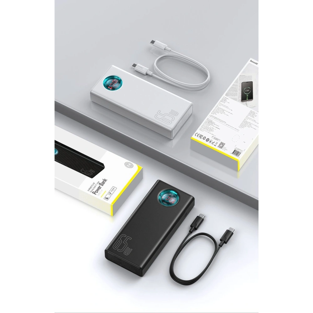 Hurtownia GSM - Powerbank Baseus Amblight 65W 30000mAh Overseas Edition weiß - BSU3565 - {ean13} - Hurt