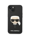 Hurtownia GSM - Etui Karl Lagerfeld KLHCP14SSLKHBK Apple iPhone 14 hardcase černý/black Silicone Karl`s Head - KLD1078 - {ean13} - Hurt