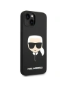 Hurtownia GSM - Etui Karl Lagerfeld KLHCP14SSLKHBK Apple iPhone 14 hardcase černý/black Silicone Karl`s Head - KLD1078 - {ean13} - Hurt
