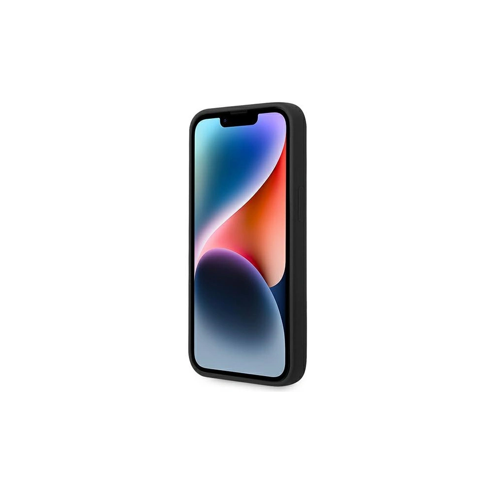 Hurtownia GSM - Etui Karl Lagerfeld KLHCP14SSLKHBK Apple iPhone 14 kemény tok fekete/szürke Szilikon Karl feje - KLD1078 - {ean13} - Hurt