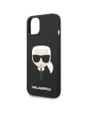 Hurtownia GSM - Etui Karl Lagerfeld KLHCP14SSLKHBK Apple iPhone 14 hardcase černý/black Silicone Karl`s Head - KLD1078 - {ean13} - Hurt