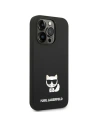 Wholesale Karl Lagerfeld KLHCP14XSLCTBK Apple iPhone 14 Pro Max hardcase black Silicone Choupette Body - KLD1079 - {ean13} - Hurt