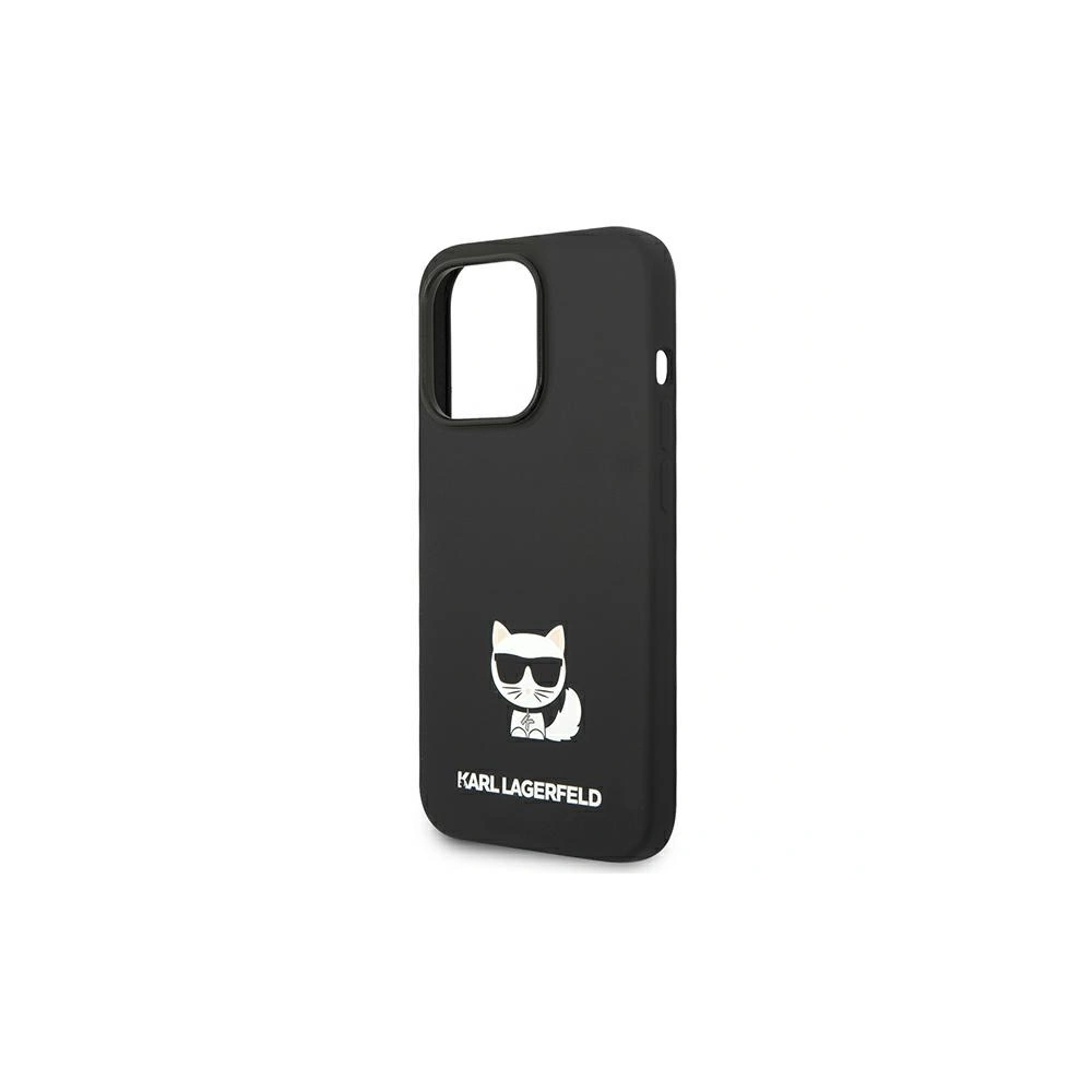 Wholesale Karl Lagerfeld KLHCP14XSLCTBK Apple iPhone 14 Pro Max hardcase black Silicone Choupette Body - KLD1079 - {ean13} - Hurt