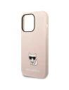 Hurtownia GSM - Etui Karl Lagerfeld KLHCP14XSLCTPI Apple iPhone 14 Pro Max hardcase roz cu lumină/pink deschis Silicone Choupette Body - KLD1080 - {ean13} - Hurt