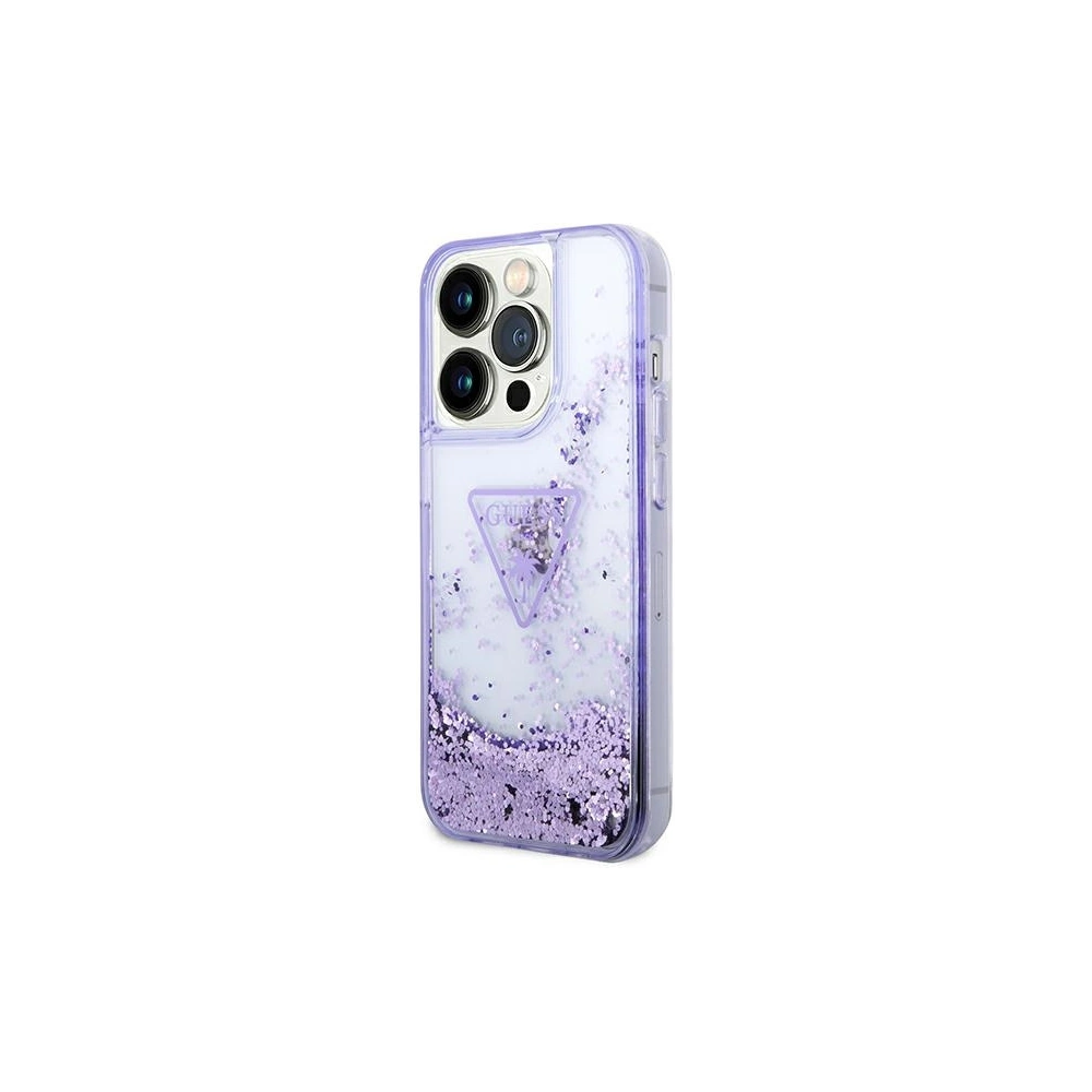 Hurtownia GSM - Etui Guess GUHCP14XLFCTPU Apple iPhone 14 Pro Max violet/hardcase Liquid Glitter Palm Collection - GUE2066 - {ean13} - Hurt