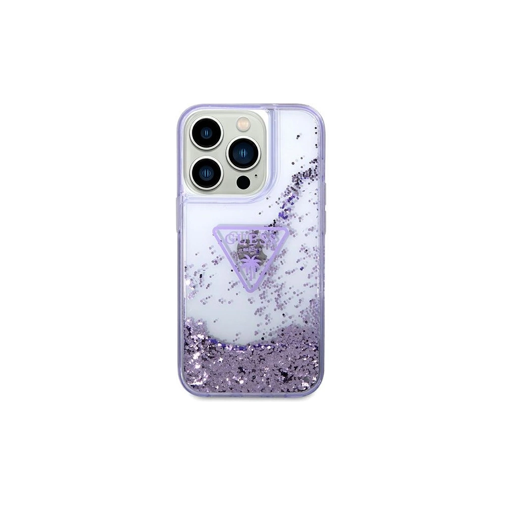 Hurtownia GSM - Etui Guess GUHCP14XLFCTPU Apple iPhone 14 Pro Max violet/hardcase Liquid Glitter Palm Collection - GUE2066 - {ean13} - Hurt