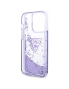 Wholesale Guess GUHCP14XLFCTPU Apple iPhone 14 Pro Max purple hardcase Liquid Glitter Palm Collection - GUE2066 - {ean13} - Hurt