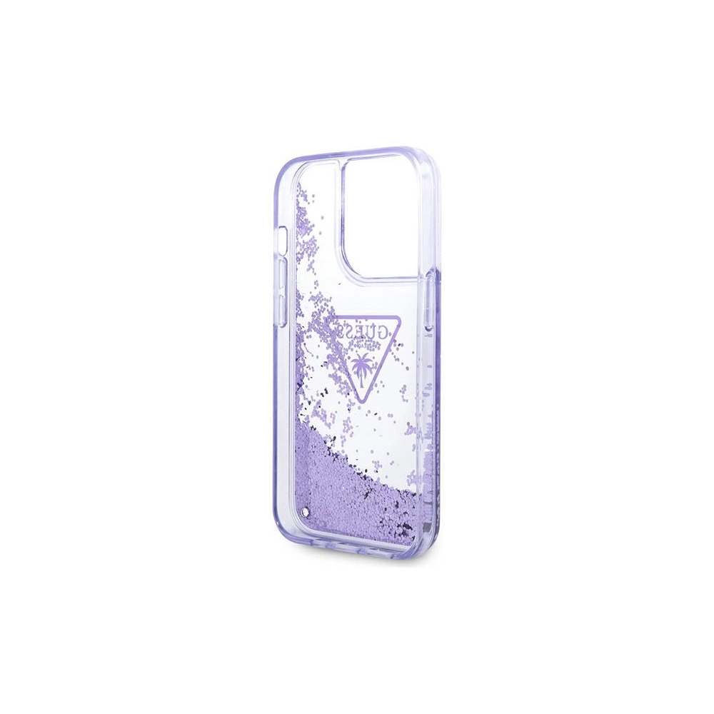 Hurtownia GSM - Etui Guess GUHCP14XLFCTPU Apple iPhone 14 Pro Max violet/hardcase Liquid Glitter Palm Collection - GUE2066 - {ean13} - Hurt