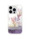 Hurtownia GSM - Etui Guess GUHCP14XLFLSU Apple iPhone 14 Pro Max fioletowy/purple hardcase Flower Liquid Glitter - GUE2067 - {ean13} - Hurt