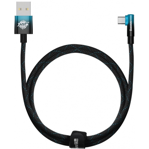 Hurtownia Baseus - 6932172612429 - BSU3566 - Kabel kątowy Baseus MVP 2 Elbow USB-A - USB-C 1m PD 100W 5A niebieski - B2B homescreen