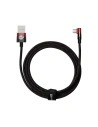 Kabel úhlový Baseus MVP 2 Elbow USB-A - USB-C 2m PD 100W 5A červený