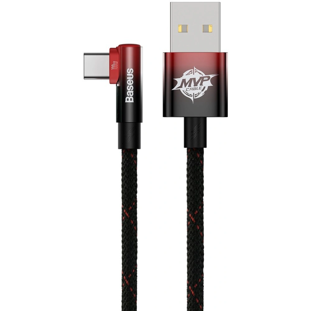 Wholesale Baseus MVP 2 Elbow USB-A - USB-C angle cable 2m PD 100W 5A red - BSU3567 - {ean13} - Hurt