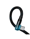 Hurtownia GSM - Kabel kątový Baseus MVP 2 Elbow USB-A - USB-C 2m PD 100W 5A modrý - BSU3568 - {ean13} - Hurt