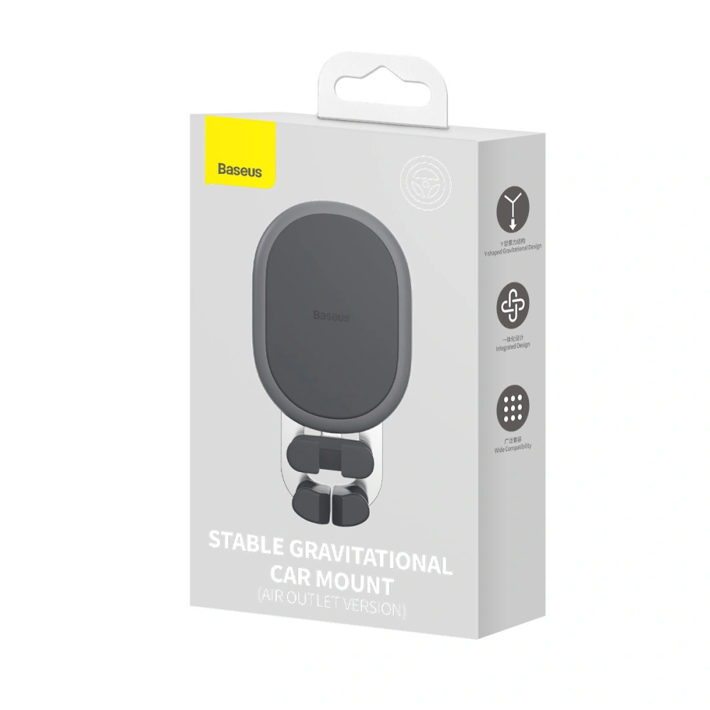 Hurtownia GSM - Uchwyt auto Baseus Car Holder Stable Gravitational negru - BSU3569 - {ean13} - Hurt