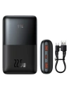 Powerbank Baseus Bipow Pro 20000mAh 22.5W + kabel USB-A - USB-C 3A 0.3m czarny