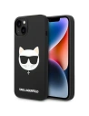 Case Karl Lagerfeld KLHMP14SSLCHBK Apple iPhone 14 Hardcase schwarz/schwarz Silikon Choupette Head Magsafe