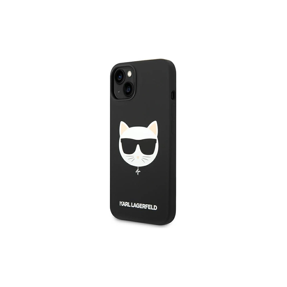 Hurtownia GSM - Case Karl Lagerfeld KLHMP14SSLCHBK Apple iPhone 14 Hardcase schwarz/schwarz Silikon Choupette Head Magsafe - KLD1086 - {ean13} - Hurt
