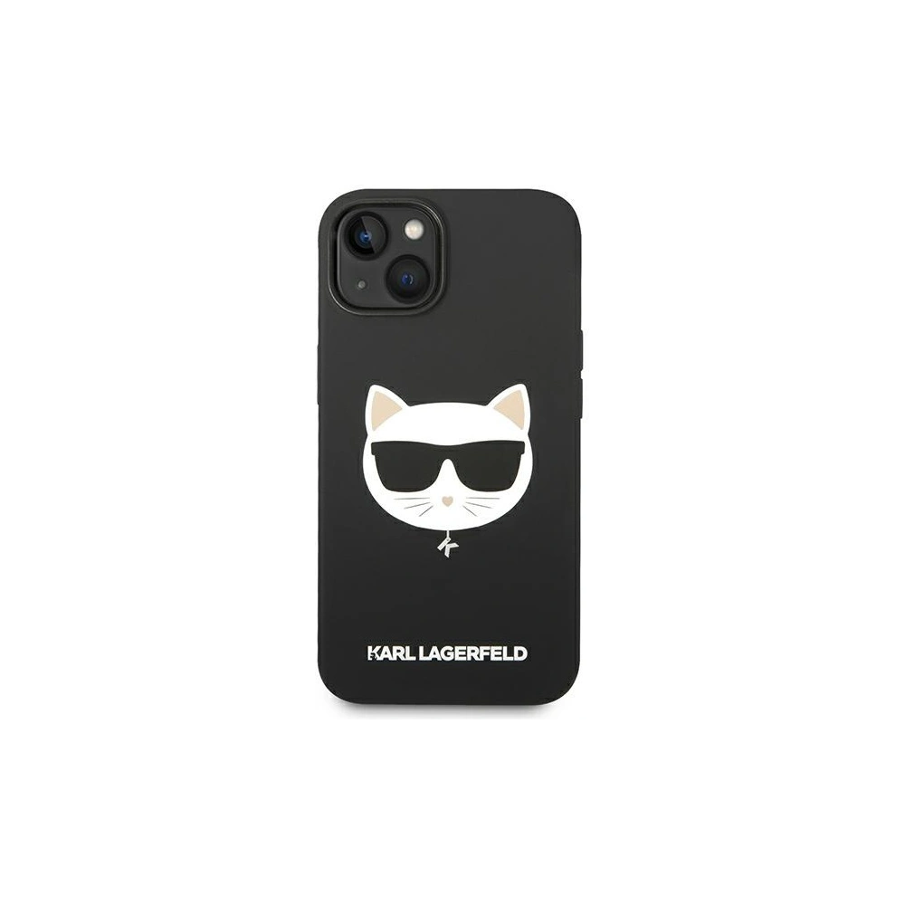 Hurtownia GSM - Case Karl Lagerfeld KLHMP14SSLCHBK Apple iPhone 14 Hardcase schwarz/schwarz Silikon Choupette Head Magsafe - KLD1086 - {ean13} - Hurt