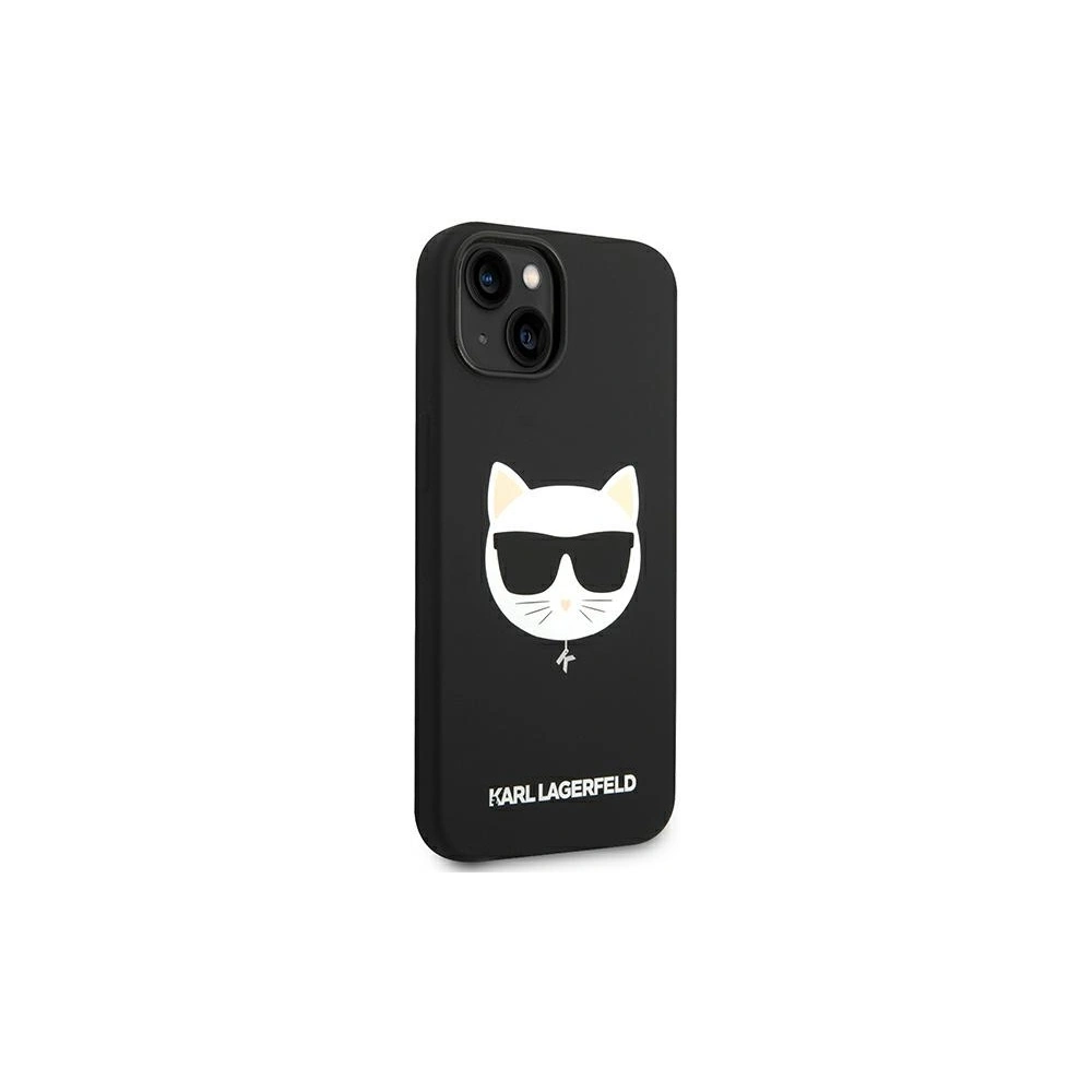 Hurtownia GSM - Case Karl Lagerfeld KLHMP14SSLCHBK Apple iPhone 14 Hardcase schwarz/schwarz Silikon Choupette Head Magsafe - KLD1086 - {ean13} - Hurt
