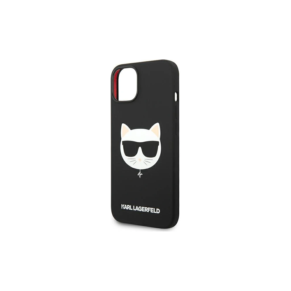 Hurtownia GSM - Case Karl Lagerfeld KLHMP14SSLCHBK Apple iPhone 14 Hardcase schwarz/schwarz Silikon Choupette Head Magsafe - KLD1086 - {ean13} - Hurt