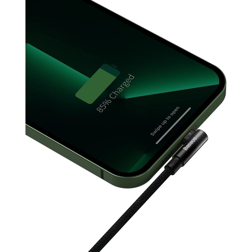 Hurtownia GSM - Kabel kątový Baseus MVP 2 Elbow USB-A - Lightning 2m 2.4A černý - BSU3573 - {ean13} - Hurt