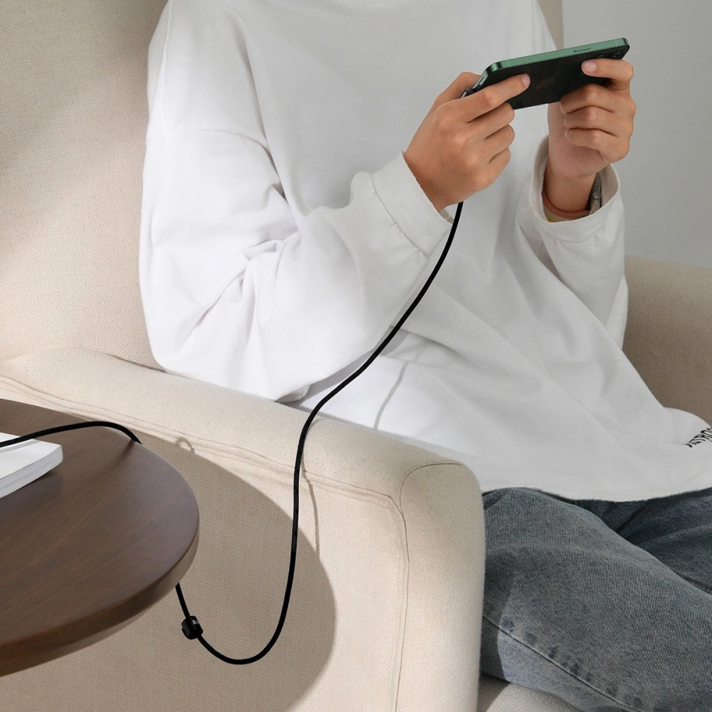 Hurtownia GSM - Kábel szögletes Baseus MVP 2 Elbow USB-A - Lightning 2m 2.4A fekete - BSU3573 - {ean13} - Hurt