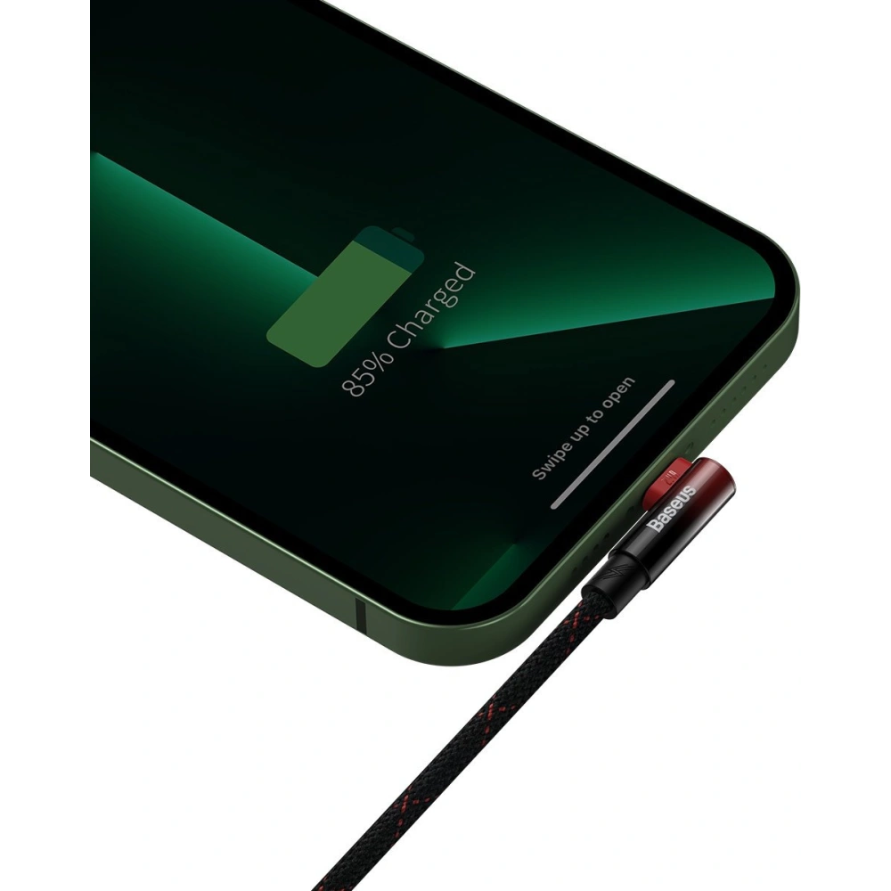 Hurtownia GSM - Kabel úhlový Baseus MVP 2 Elbow USB-A - Lightning 2m 2.4A červený - BSU3574 - {ean13} - Hurt