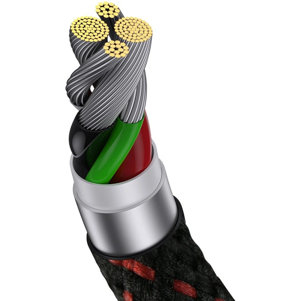 Hurtownia GSM - Kabel unghiular Baseus MVP 2 Elbow USB-A - Lightning 2m 2.4A roșu - BSU3574 - {ean13} - Hurt