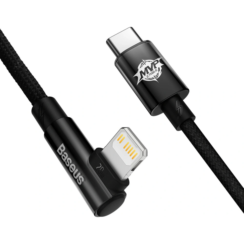 Hurtownia GSM - Cablul unghiular Baseus MVP 2 Elbow USB-C - Lightning PD 2m 20W negru - BSU3575 - {ean13} - Hurt