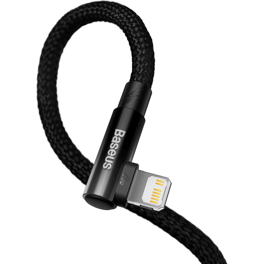 Hurtownia GSM - Kabel kątowy Baseus MVP 2 Elbow USB-C - Lightning PD 2m 20W schwarz - BSU3575 - {ean13} - Hurt