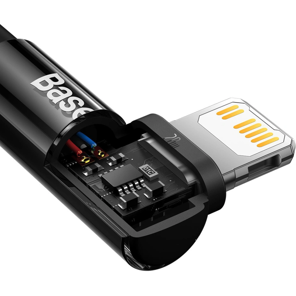 Hurtownia GSM - Kabel kątowy Baseus MVP 2 Elbow USB-C - Lightning PD 2m 20W czarny - BSU3575 - {ean13} - Hurt