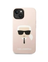 Hurtownia GSM - Case Karl Lagerfeld KLHMP14SSLKHLP Apple iPhone 14 Hardcase hellrosa/light pink Silikon Karls Kopf Magsafe - KLD1087 - {ean13} - Hurt