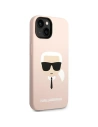 Hurtownia GSM - Case Karl Lagerfeld KLHMP14SSLKHLP Apple iPhone 14 Hardcase hellrosa/light pink Silikon Karls Kopf Magsafe - KLD1087 - {ean13} - Hurt