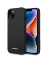Case Karl Lagerfeld KLHMP14SSLMP1K Apple iPhone 14 Hardcase schwarz/black Silikon-Plakette Magsafe