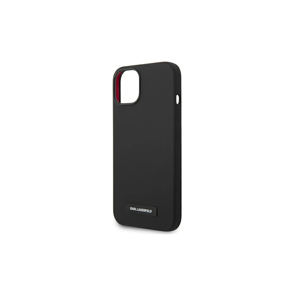 Hurtownia GSM - Etui Karl Lagerfeld KLHMP14SSLMP1K Apple iPhone 14 hardcase fekete/black Silicone Plaque Magsafe - KLD1088 - {ean13} - Hurt