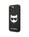 Wholesale Karl Lagerfeld KLHMP14XSLCHBK Apple iPhone 14 Pro Max hardcase black Silicone Choupette Head Magsafe - KLD1090 - {ean13} - Hurt