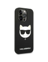 Wholesale Karl Lagerfeld KLHMP14XSLCHBK Apple iPhone 14 Pro Max hardcase black Silicone Choupette Head Magsafe - KLD1090 - {ean13} - Hurt