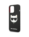 Wholesale Karl Lagerfeld KLHMP14XSLCHBK Apple iPhone 14 Pro Max hardcase black Silicone Choupette Head Magsafe - KLD1090 - {ean13} - Hurt