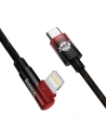 Hurtownia GSM - Kábel szögletes Baseus MVP 2 Elbow USB-C - Lightning PD 2m 20W piros - BSU3576 - {ean13} - Hurt