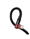 Hurtownia GSM - Kábel szögletes Baseus MVP 2 Elbow USB-C - Lightning PD 2m 20W piros - BSU3576 - {ean13} - Hurt