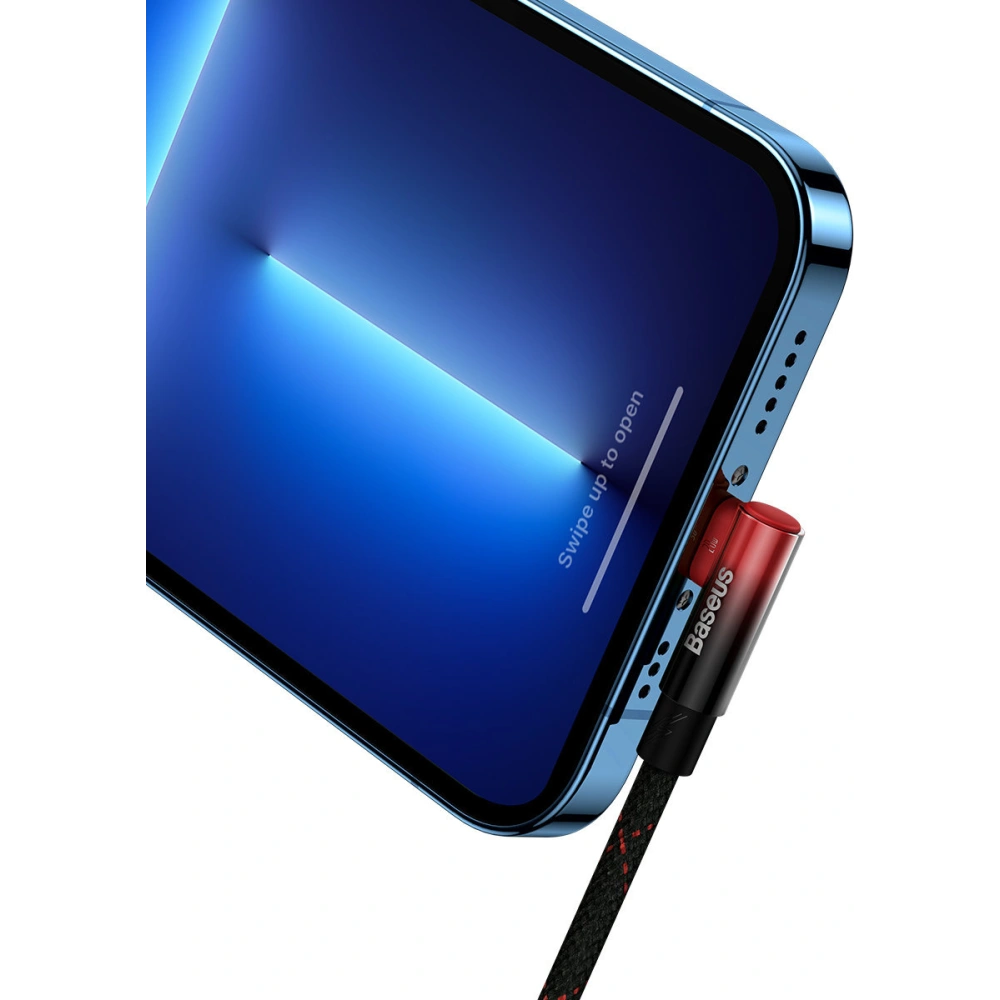 Hurtownia GSM - Kábel szögletes Baseus MVP 2 Elbow USB-C - Lightning PD 2m 20W piros - BSU3576 - {ean13} - Hurt