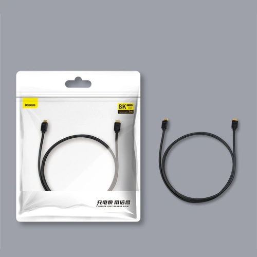 Kabel HDMI 2.1 Baseus High Definition Series 8K 60Hz 1,5m czarny