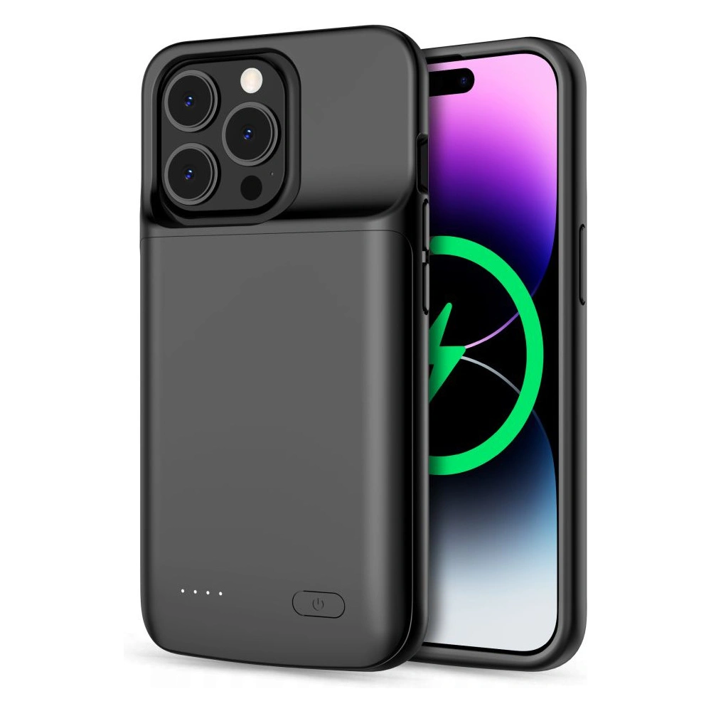 Hurtownia GSM - Etui Tech-Protect Powercase 5000mah Apple iPhone iPhone 14 Plus / 15 Plus Negru - THP1387 - {ean13} - Hurt