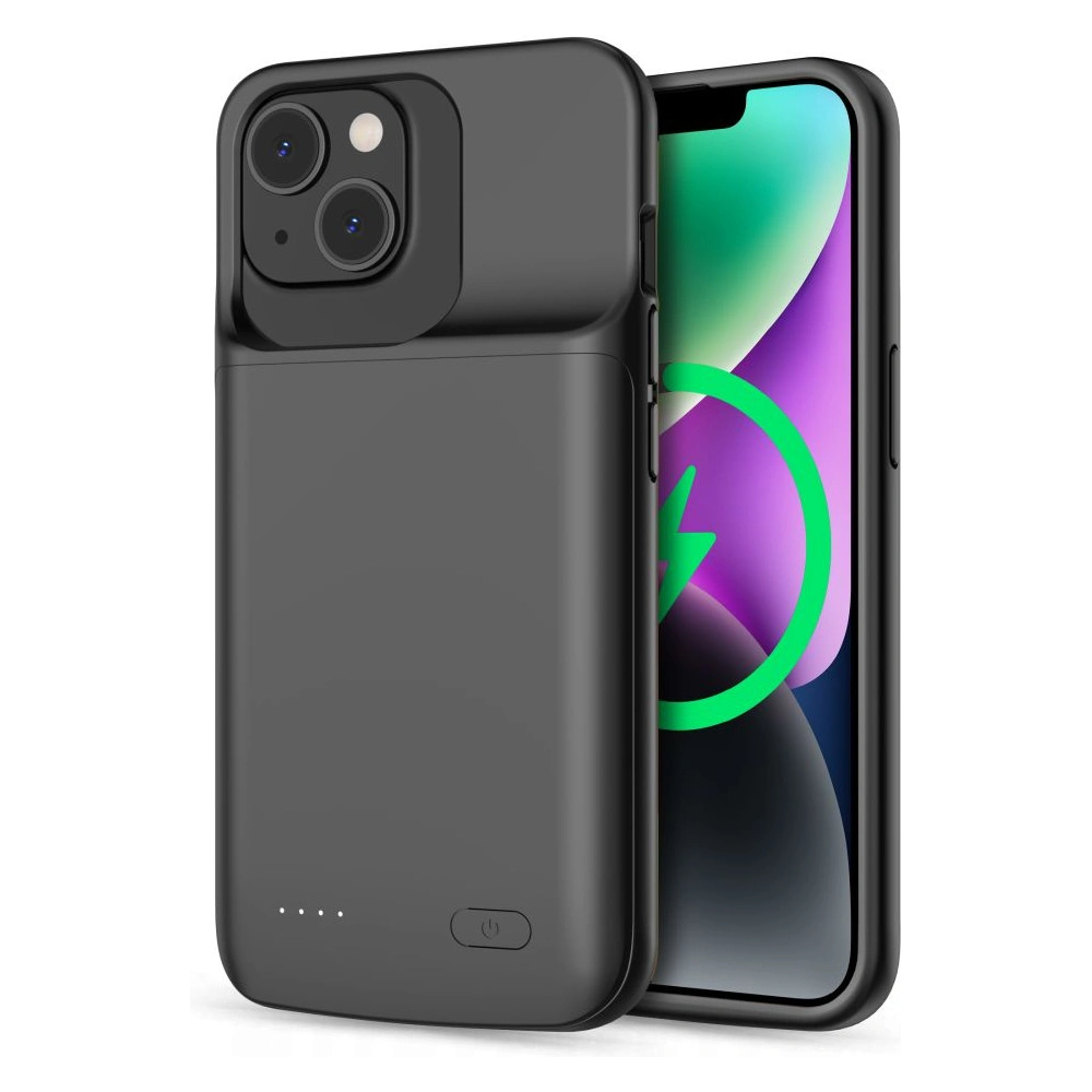 Hurtownia GSM - Etui Tech-Protect Powercase 5000mah Apple iPhone iPhone 14 Plus / 15 Plus Negru - THP1387 - {ean13} - Hurt