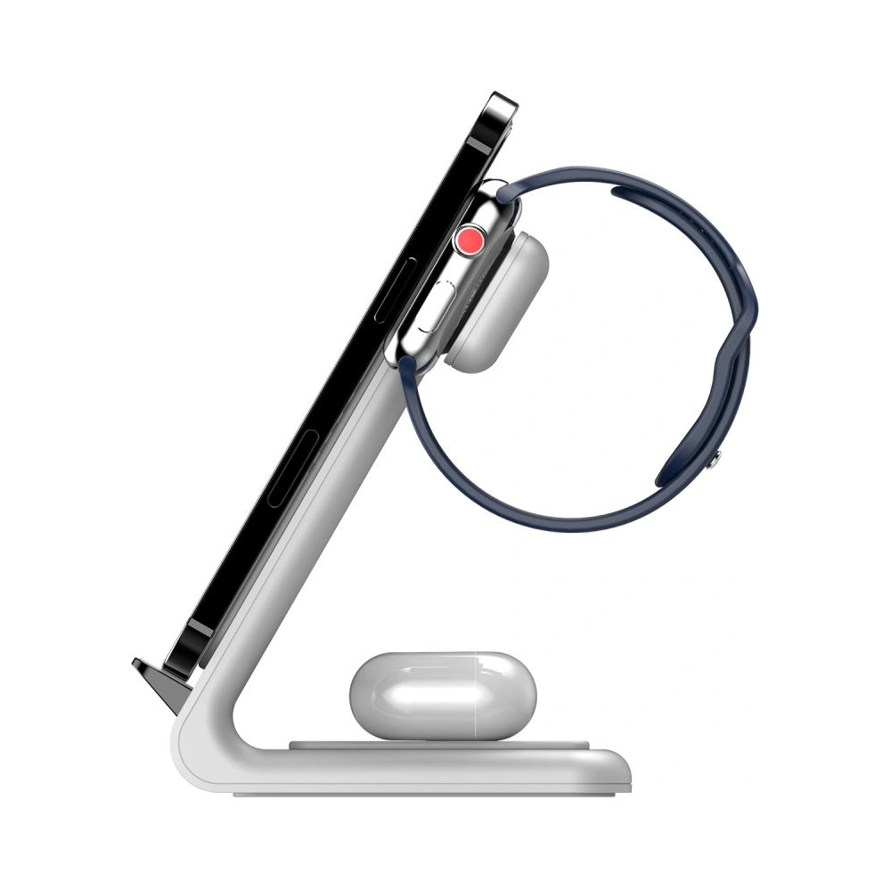 Hurtownia GSM - Kabelloses Ladegerät Tech-Protect QI15W-A20 3in1 Wireless Charger Schwarz - THP1390 - {ean13} - Hurt