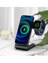 Hurtownia GSM - Încărcător wireless Tech-Protect QI15W-A20 3in1 Încărcător Wireless Negru - THP1390 - {ean13} - Hurt